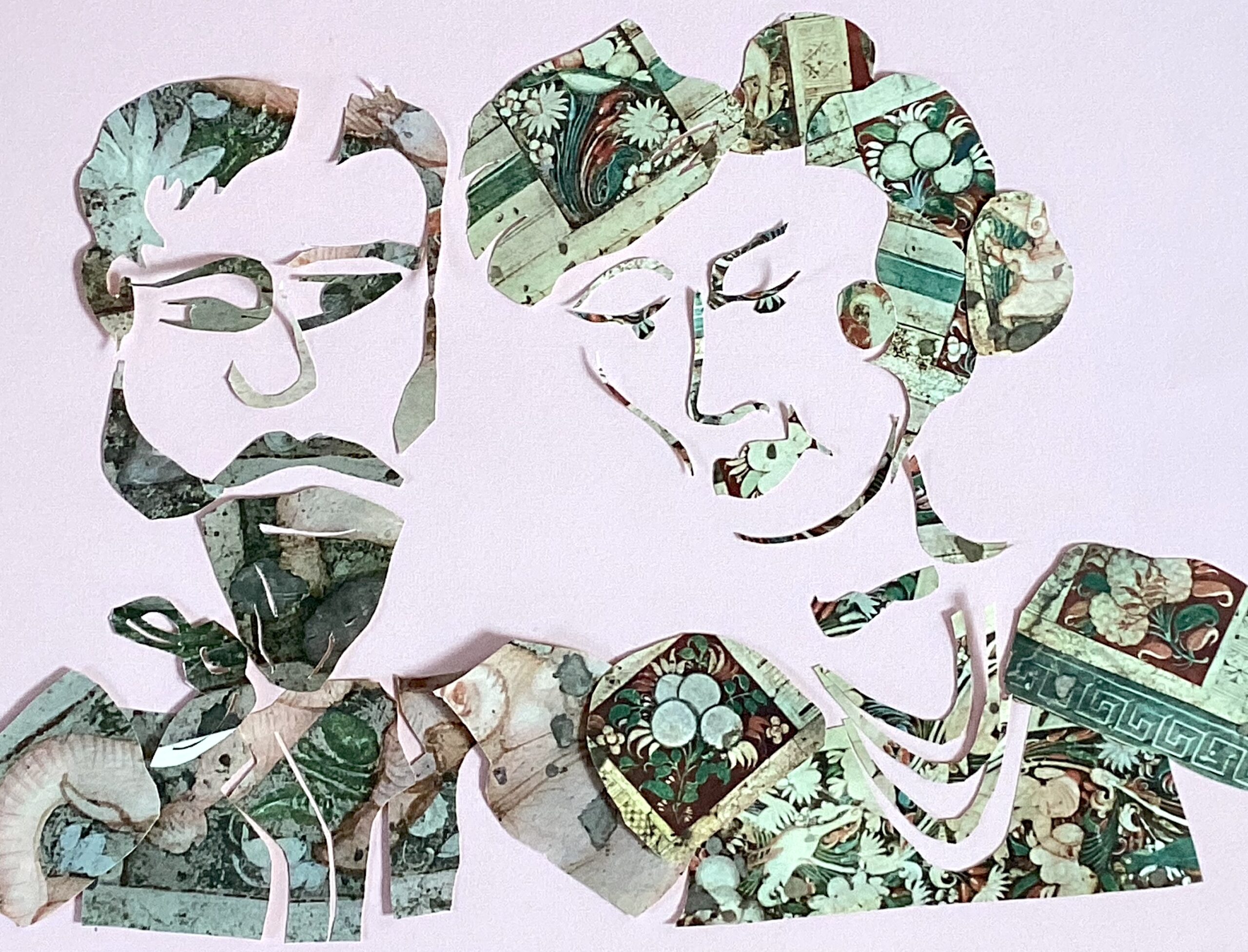 Geknipt uit papier de ouders